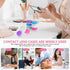 12 Pack Colorful Cute Contact Lens Case Bulk Box - Holder Container Soak Storage Kit in 6 Colors