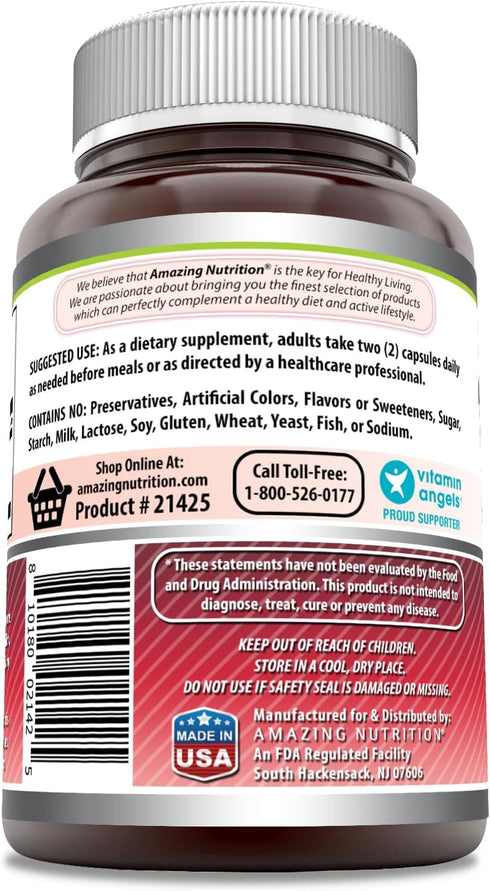 Amazing Formulas Cranberry Extract Supplement | 950 Mg Per Serving | 120 Capsules | Non-GMO, Gluten Free, Made in USA