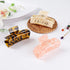 laxizar Hair Claw Clips 8 Pack, Tortoise Barrettes Rectangle Shape, 3 Inch Fashion Clips for Women
