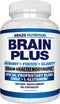 Arazo Nutrition Premium Brain Function Supplement – Nootropic Booster with Memory, Focus, Clarity, DMAE, Bacopa