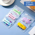 Meanplan 50 Pcs Reusable Pill Pouches, Clear Zippered Pill Bag, Transparent PVC Toiletry Carry Pouch, Travel Organizer