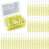 60PCS Oral Dental Hygiene Brush Tooth Cleaning Tool Soft Toothpick Interdental Brush for Braces