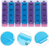 YOSADIER 28-Compartment Colorful Pill Organizer Box, Weekly Medicine Storage Case with Push-Button Flip Lid, Portable