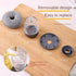 OHUINEI Soap Dispensing Dish Brush Cleaning Steel Wool Scrubber for Dishes Pans Kitchen Sink Bathtub Tile and Household