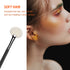 Highlighter Brush Fan Brush - Face Highlighting, Buffing, Blending Tool for Powder Cream and Blusher