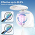 UV Toothbrush Sanitizer Holder - Portable Toothbrush Cleaner Case with Fan Drying, Fits Most Electric Manual