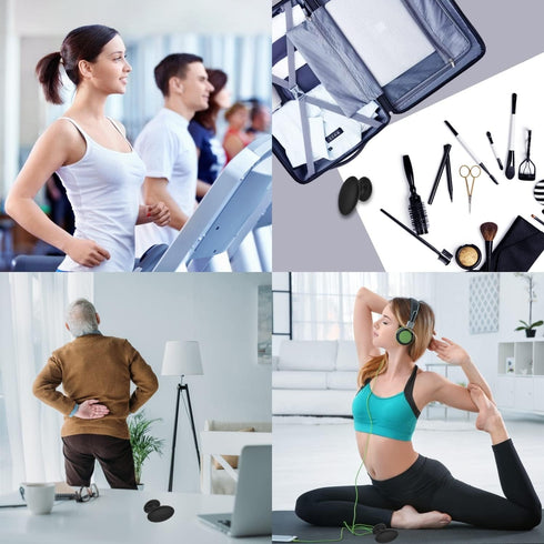 Massager-10 5 IPX7 Cordless Portable Handheld Electric Back Modes and Speeds,USB Magnetic Charging, Waterproof