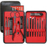 Nail Clippers Set, High Precision Stainless Steel Nail Cutter, Manicure Pedicure Kit with Stylish Case (Black)