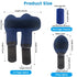 Finger Splint Set of 2, Trigger Finger Brace with 10 Nylon Sleeves for Sport Injuries and Swelling, Blue