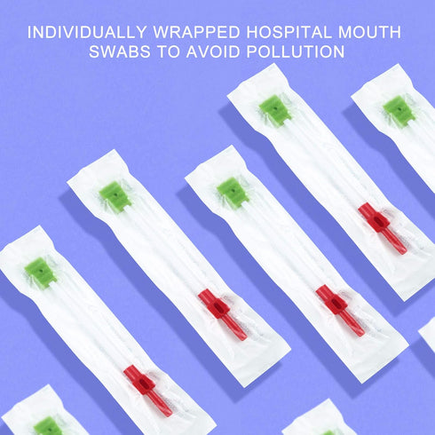 Disposable Oral Swabs Suction Tube for Patients, Sputum Cleaning (20 Pcs)