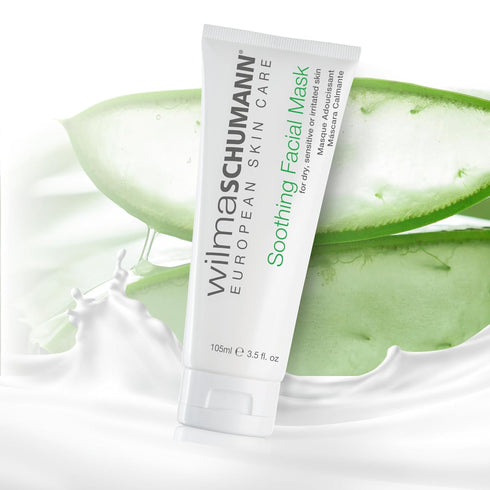 Soothing Facial Mask - Moisturizing Cream Mask for Dry and Sensitive Skin, 3.5OZ/105ML