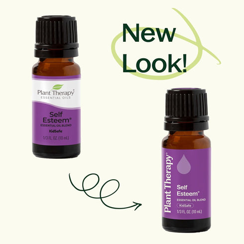 Plant Therapy Self Esteem Essential Oil Blend, 10 mL (1/3 oz), 100% Pure, Therapeutic Grade