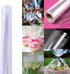 AnapoliZ Clear Cellophane Wrap Roll - 100’ Ft. Long X 16” Wide, 2.3 Mil Thick for Gifts, Baskets, Arts & Crafts