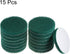HARFINGTON 15pcs Drill Power Brush Scouring Pads, 5 inch Tile Scrubber, 150-240 Grit for Bathroom Kitchen Cleaning