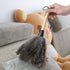 Natural Gray Ostrich Feather Duster, 2 Packs, Smart and Soft Cleaner for Blinds, Kitchen, Office