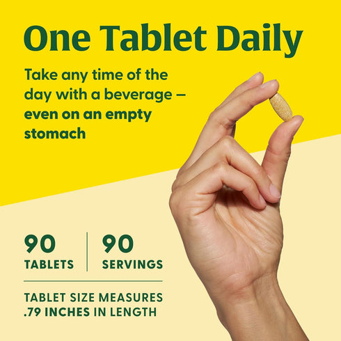 MegaFood Men's 40+ One Daily Multivitamin, Non-GMO, Vegetarian, 90 Tabs, Immune Support, Energy Metabolism