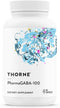 THORNE PharmaGABA-100, GABA Supplement, 100 mg Natural Source Gamma-Aminobutyric Acid, 60 Capsules