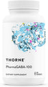 THORNE PharmaGABA-100, GABA Supplement, 100 mg Natural Source Gamma-Aminobutyric Acid, 60 Capsules