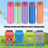 TYBONDER 2.6-6 4 5 Color(80Counts) Small Trash Bags Gallon Thicken Drawstring Trash Bags Gallon Extra Strong Small