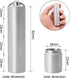PPFISH Portable Daily Pill Case, 3 Compartments Anti-Skid Aluminum Alloy Waterproof Pill Box Dispenser, Keychain Holder