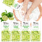 Pedicure Kit Foot Soak Set: Bubble Salt, Sugar Scrub, Massage Mask, Lotion in a Box, 4 Step Foot Spa Kit (Lemon)