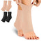 Ankle Brace Compression Sleeves, Open Toe Compression Socks 8-15mmHg for Women Men, Plantar Fasciitis Support