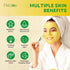 Sulfur Face Mask, All Natural Sulfur Facial Clay Mask for Glowing Skin, Acne, Oily Skin, Unclogs Pores