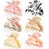 WILLBOND 6 Pieces Medium Hair Claw Clips for Thin Hair, 2.6 Inch Tortoise Shell Clip, Banana Jaw Hairpin, French Style