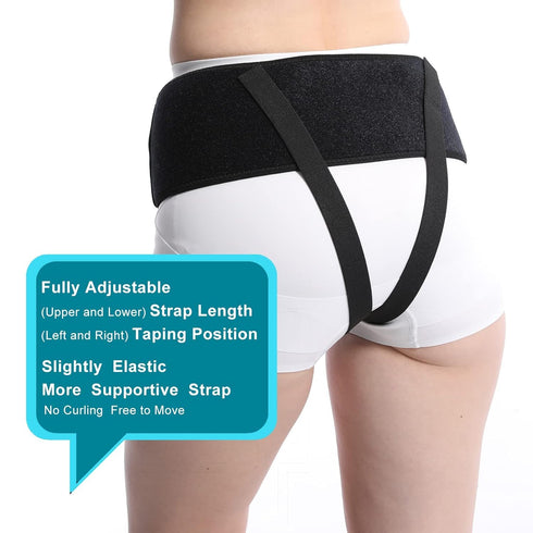 Pelvic Support Belt Uterus Support Belt Women's Brace for Treating Dropped Bladder, Uterine Prolapse, Vulvar