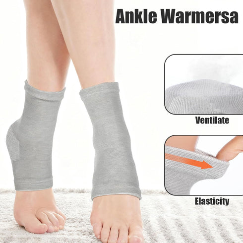 Zyghjort Ankle Sleeve Compress Foot Sleeves Compression Socks Breathable Foot Compressions Sleeves Compression Socksfor