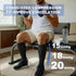 L/XL-5XL (15-20mmhg) Plus Size Compression Socks for Women Men Wide Calf Knee High Socks Support Compression Stockings