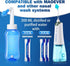 Packets 100 Packets Neti Pot Salt - Individually Wrapped Saline for Nasal Wash | Neti Pot Refill Kit| Effective Nasal