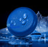 Retainer Case, Slim Aligner Case Compatible with Invisalign, Night Mouth Guard Case, Azure with Dark Gray Inner