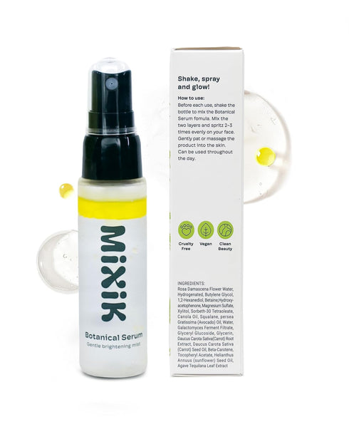Korean Skin Care Spray Serum - Hydrating Serum Spray for Face, Glow Face Mist, Vegan Botanical Serum Setting Spray, Alcohol & Fragrance Free, Hydrating Mist (30 ml (1.0 fl oz) Travel Size)