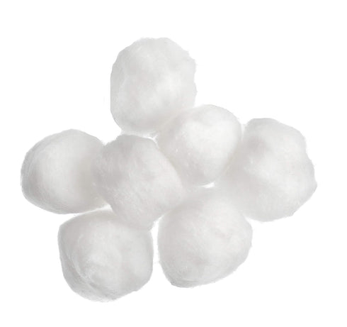 Swisspers 100% Natural Organic Cotton Balls, 80-Count Bag