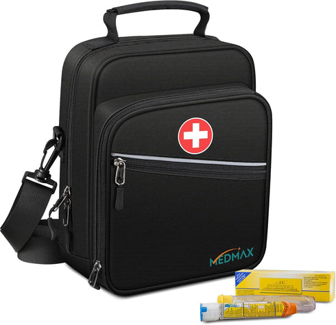 MEDMAX Insulin Cooler EpiPen Carrying Case Insulated, Travel Medication Diabetes Supplies Organizer