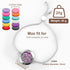 ttstar Essential Oil Diffuser Bracelet - Stainless Steel Aromatherapy Locket with 24pcs Refill Pads Gift Set