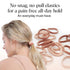 Kitsch Hair Ties No Damage - Strong, Stretchy & Snag-Free Hair Bands, Soft Nylon Ponytail Holders, Blush, 20pcs