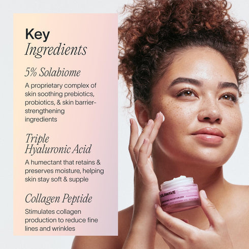 Solawave Nourishing Moisturizer with Solabiome, Hydrating Face Cream with Probiotics & Prebiotics, 1.7 FL OZ