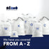 Plasticplace Custom Fit Trash Bags, Compatible with simplehuman Code F, 100 Count, 6.5 Gallon, White