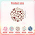 XIHIRCD 25pcs 2 3, 3/2 Adhesive Patches for Libre or Valentines Theme Sensor Patches Protector CGM Glucose Sensor