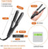LOVANI Mini Flat Iron, Tourmaline Ceramic Small Hair Straightener, Dual Voltage Travel Hair Iron with Insulated Bag
