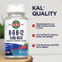 KAL Vitamin B-6, B-12 & Folic Acid Supplement, Heart Health, Energy Support, Natural Berry Flavor, 60 Servings