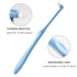 LOVEWEE End-Tuft Tapered Trim Toothbrush, 6 PCS Tufted Interspace Brush for Orthodontic Braces Cleaning