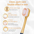 Adult Wide Head Soft Hair Toothbrush, Manual Toothbrush, Ultra Soft Brush Thread for Sensitive Teeth (6 Pack)