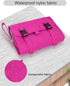 Relavel Hanging Travel Toiletry Bag for Women, Large Capacity Waterproof Organizer for Makeup and Accessories (Hot Pink)