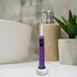 Purple Electric Toothbrush with Travel Case & 4 Vibrating German Pedex Brush Heads, 5 Modes, Rechargeable Power