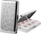 YILUTONGFA Portable 7-Day Metal Pill Case, Featuring 8 CompartmentsPerfect for Travel. BPA-Free. (L-Silver,