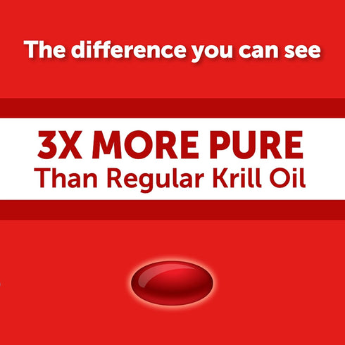 MegaRed Omega-3 Krill Oil Softgels, 350mg, 60 Count, EPA & DHA Omega-3 Fatty Acids, No Fishy Aftertaste