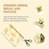 Bee's Wrap Beeswax Wraps for Food - Honeycomb Cut to Size 14x52" Wax Paper Roll, Organic & Eco-Friendly Alternative